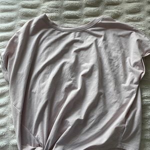 Gap pink and white striped tee size S